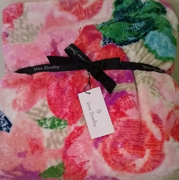 Soft throw blanket Vera Bradley Superbloom - Picture 3 of 5